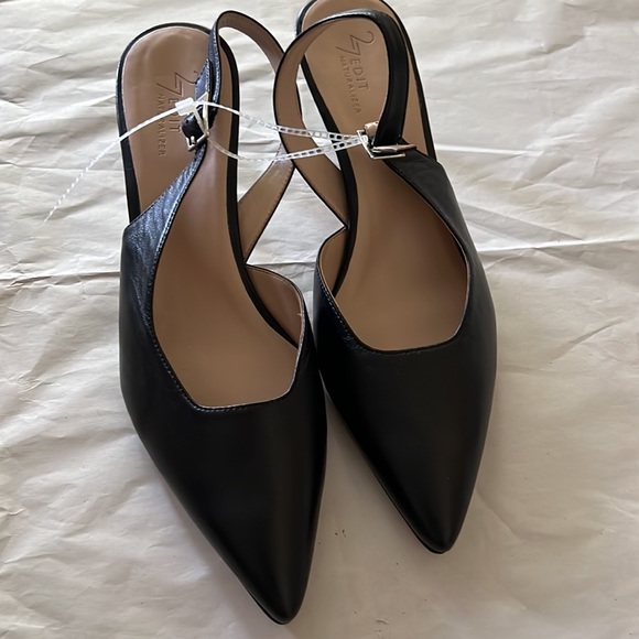 Naturalizer 27 EDIT Naturalizer Felicia Leather Slingback Dress Heels - Picture 7 of 13